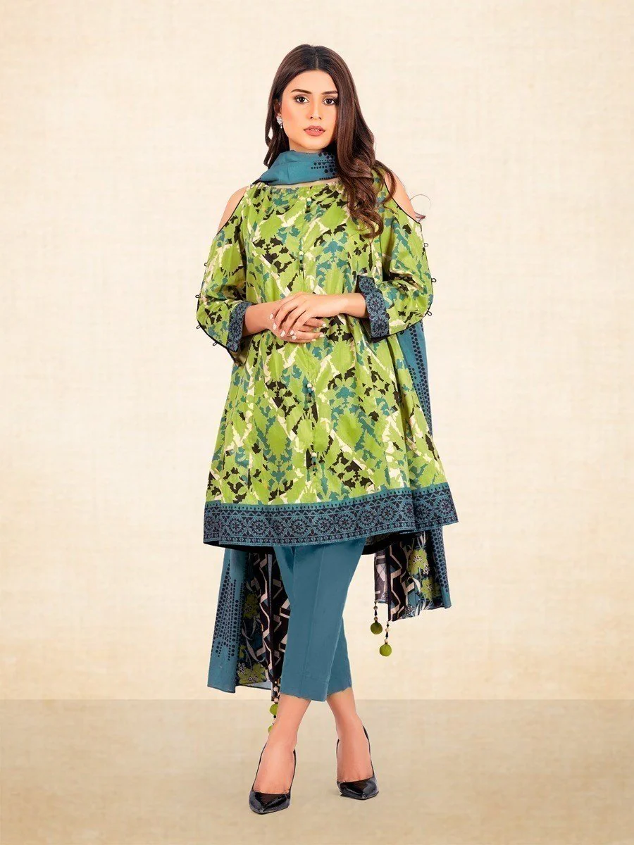 Printed Cambric Suit - EWU20A9-20228