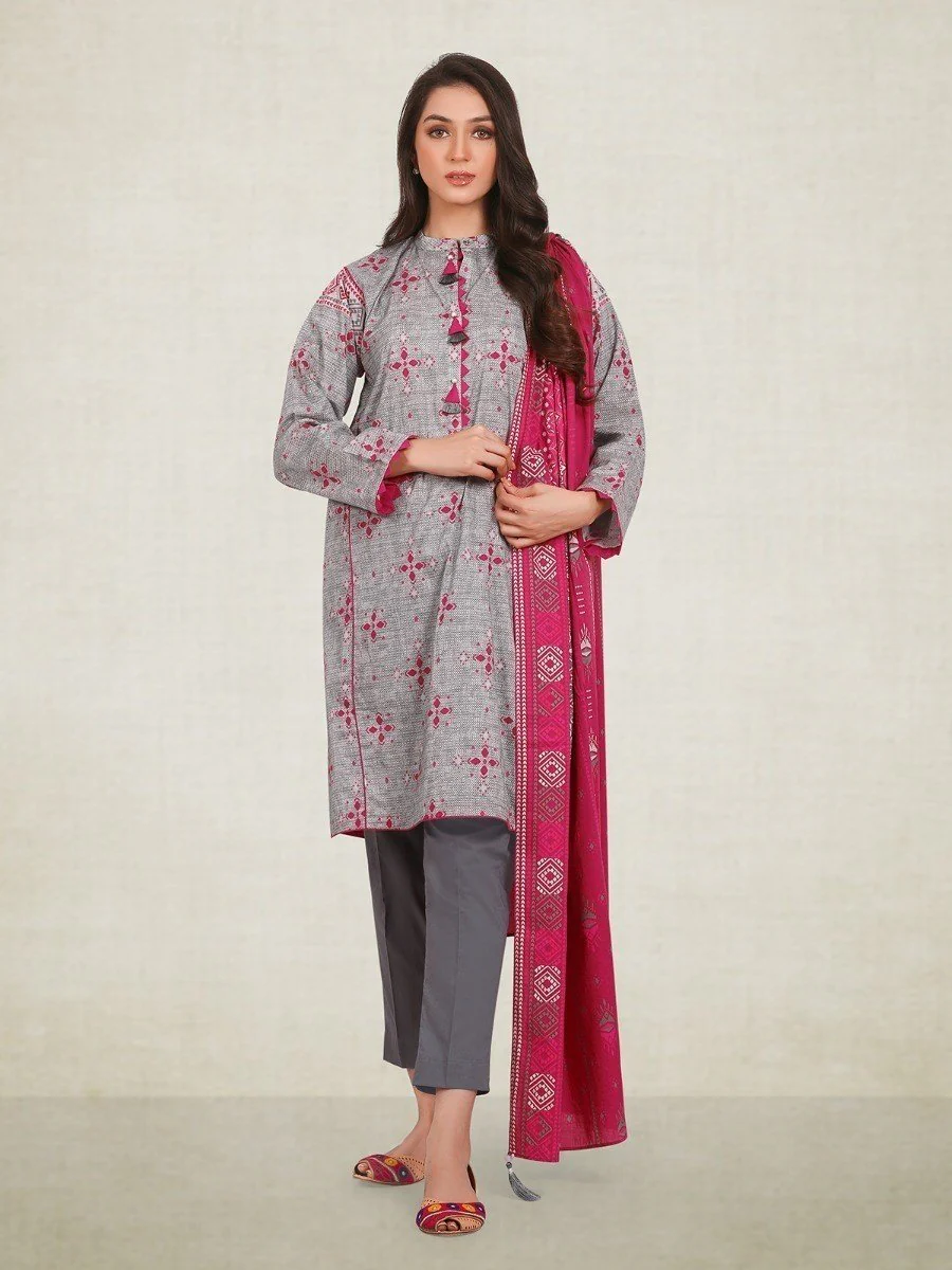 Printed Cambric Suit - EWU20A9-20230