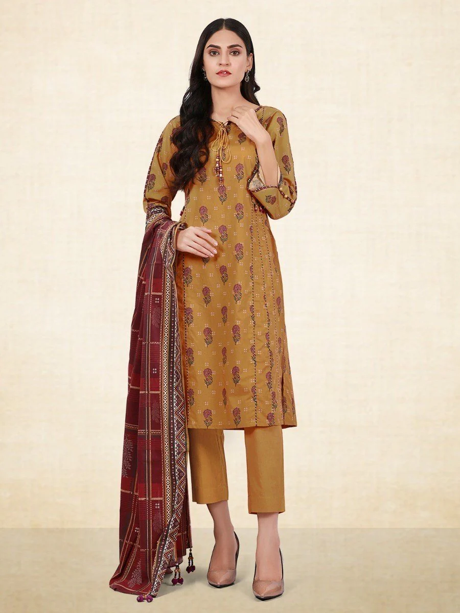 Printed Cambric Suit - EWU20A9-20233