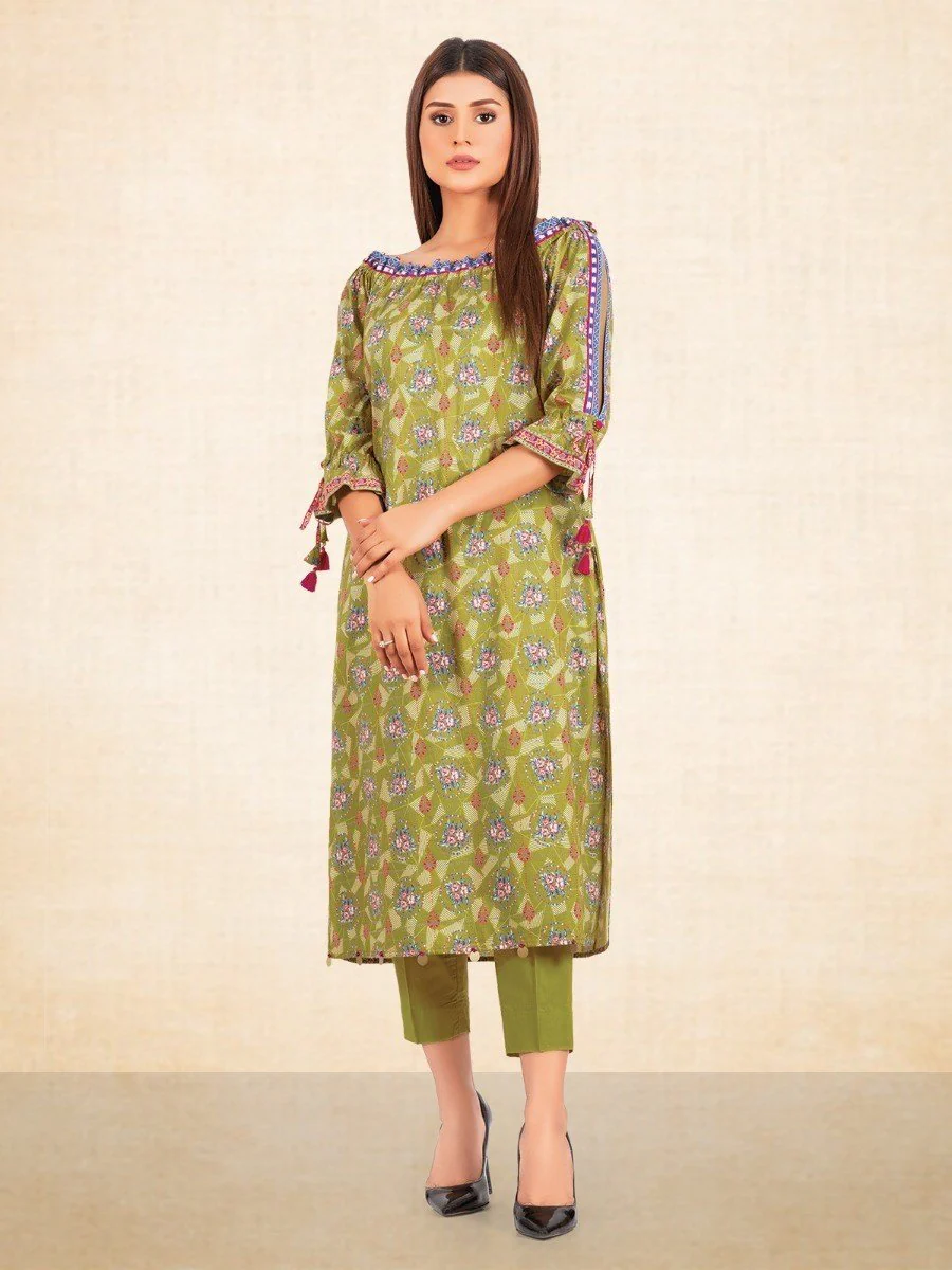Printed Cambric Shirt - EWU20A9-20340