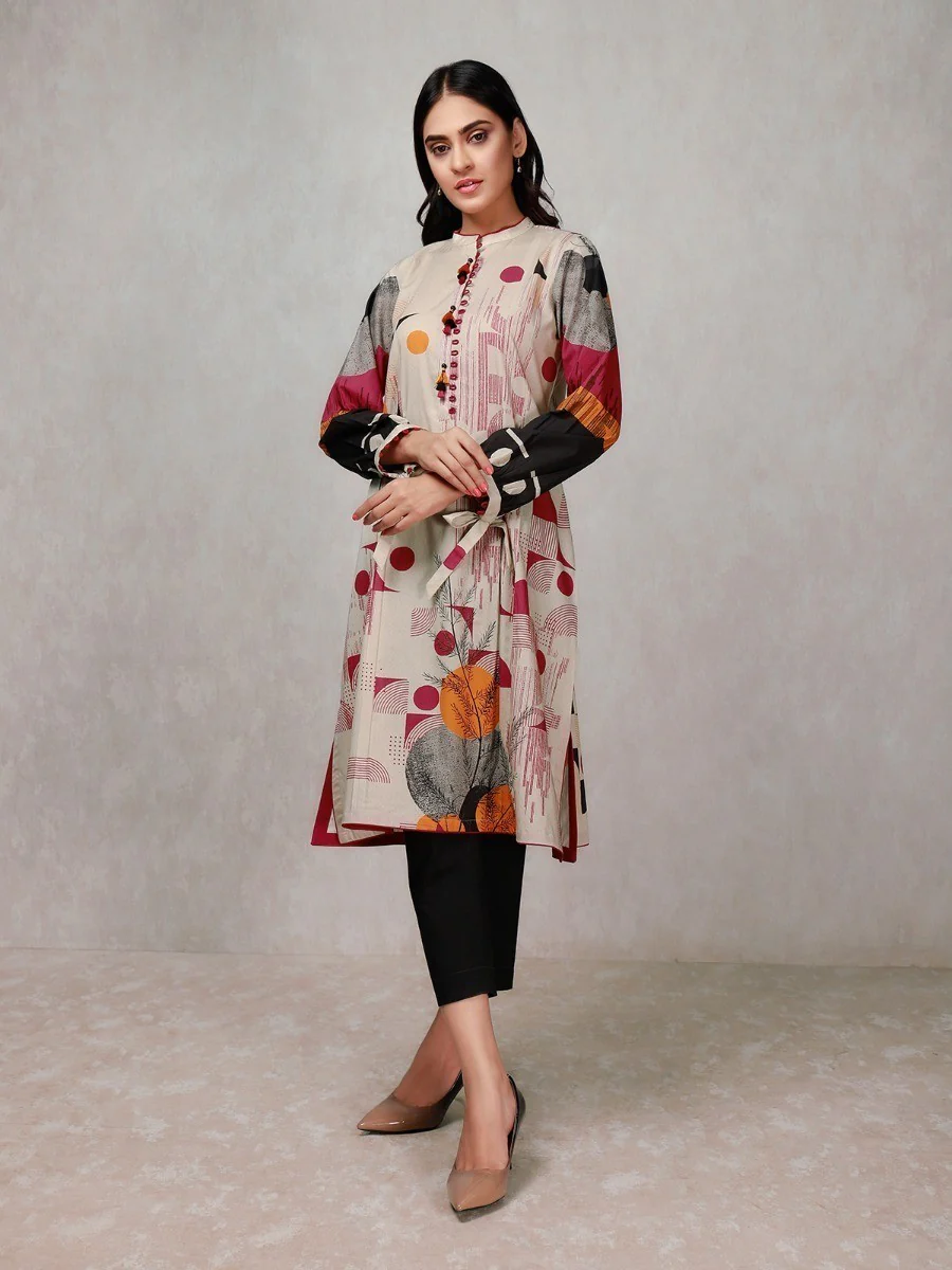 Printed Cambric Shirt - EWU20A9-20348