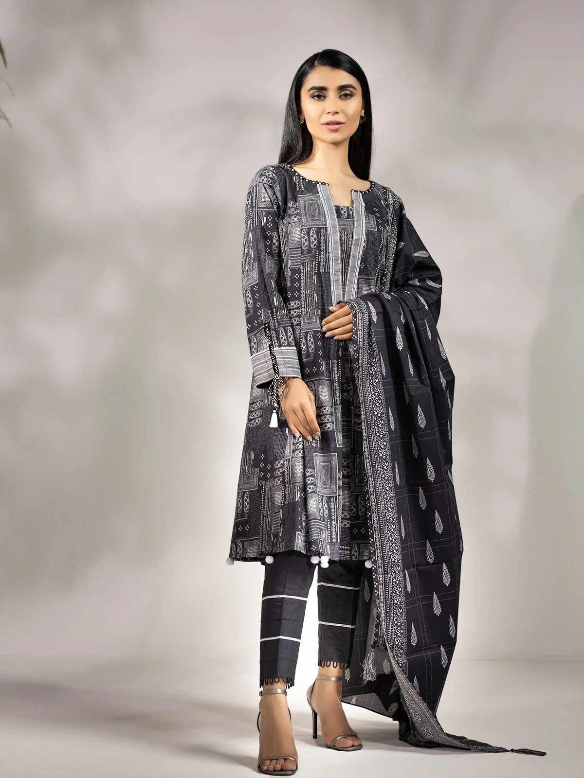 Printed Lawn Shirt Dupatta - EWU20M6-20116