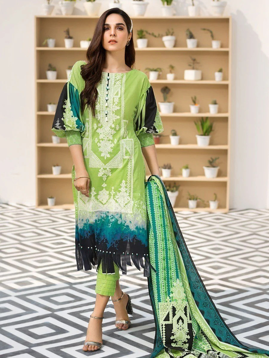 Embroidered Lawn Suit - EWU20V1-19928