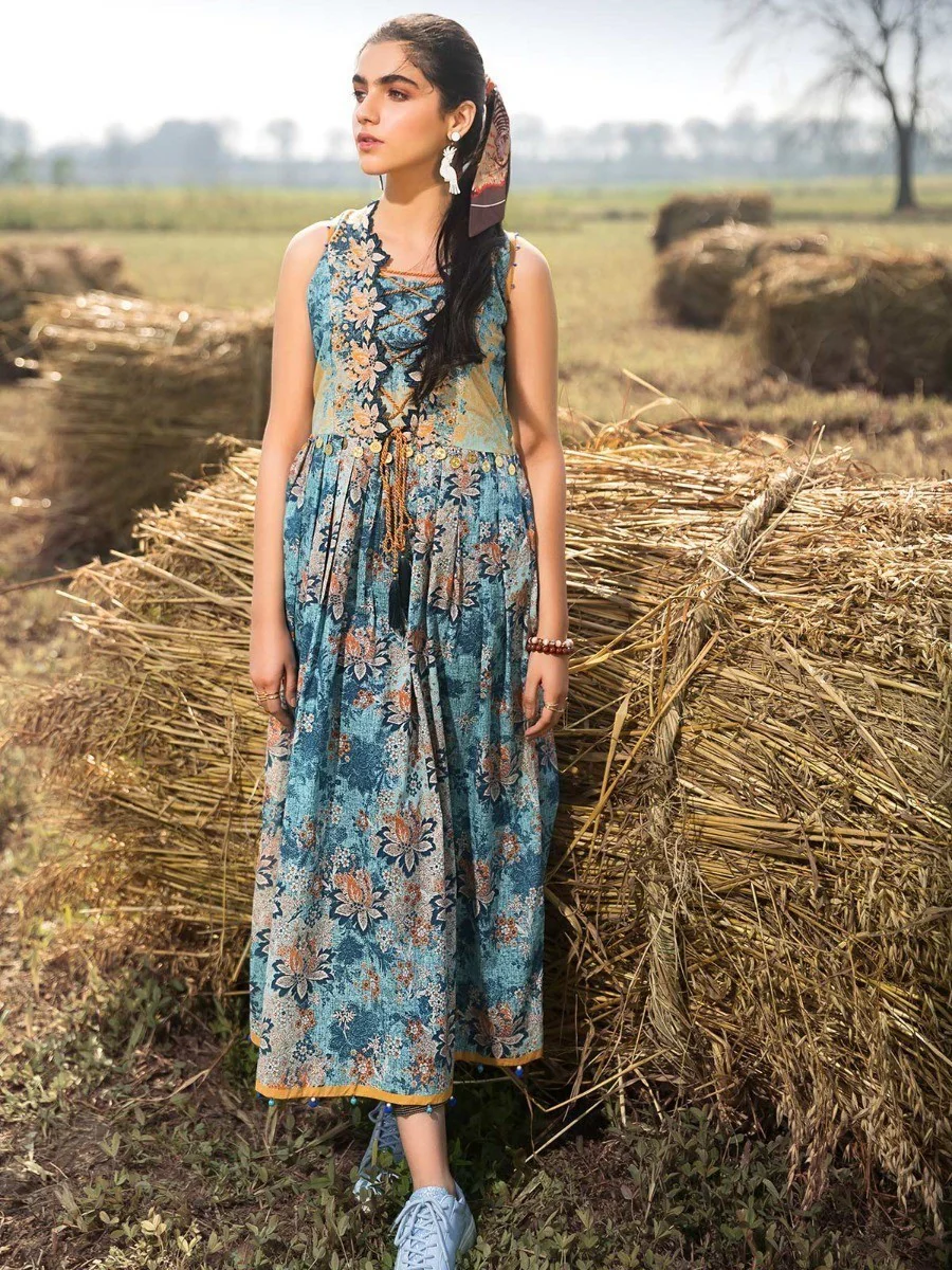 Embroidered Lawn Shirt - EWU20V1-20019