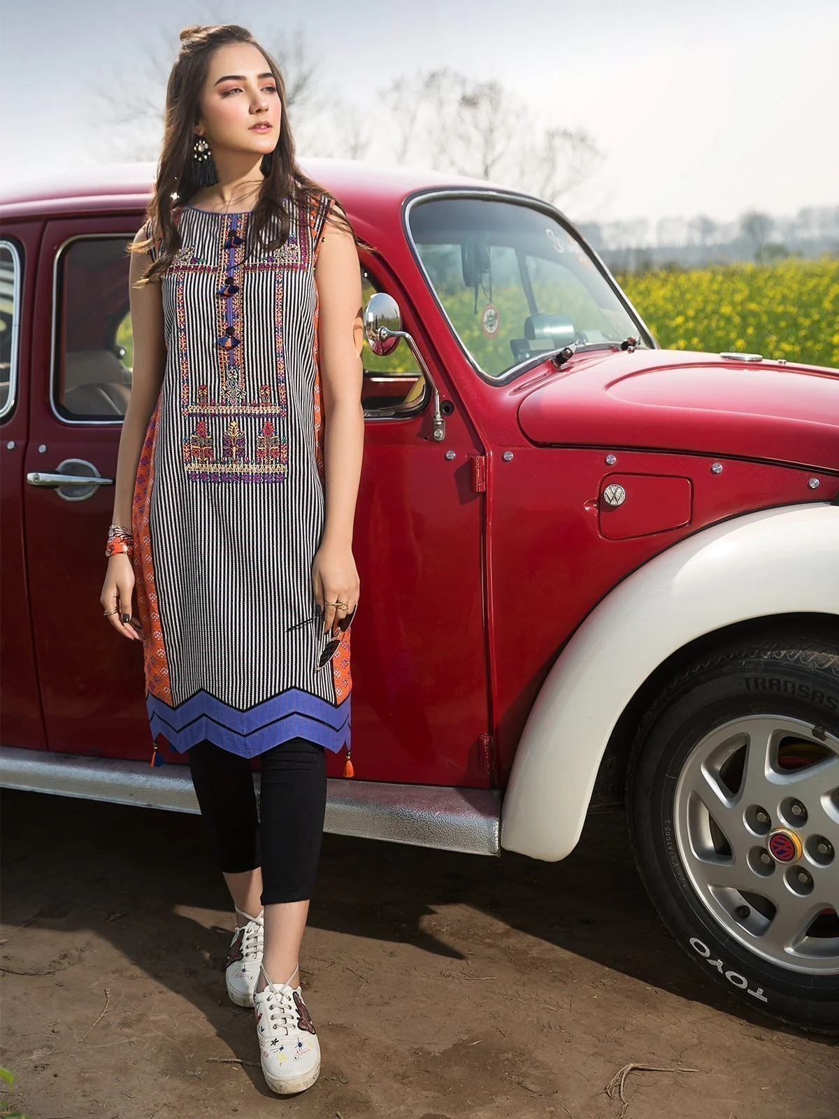 Embroidered Lawn Shirt - EWU20V1-20039