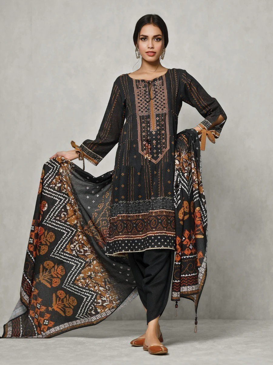 Embroidered Ayudia Suit - EWU20W12-20167