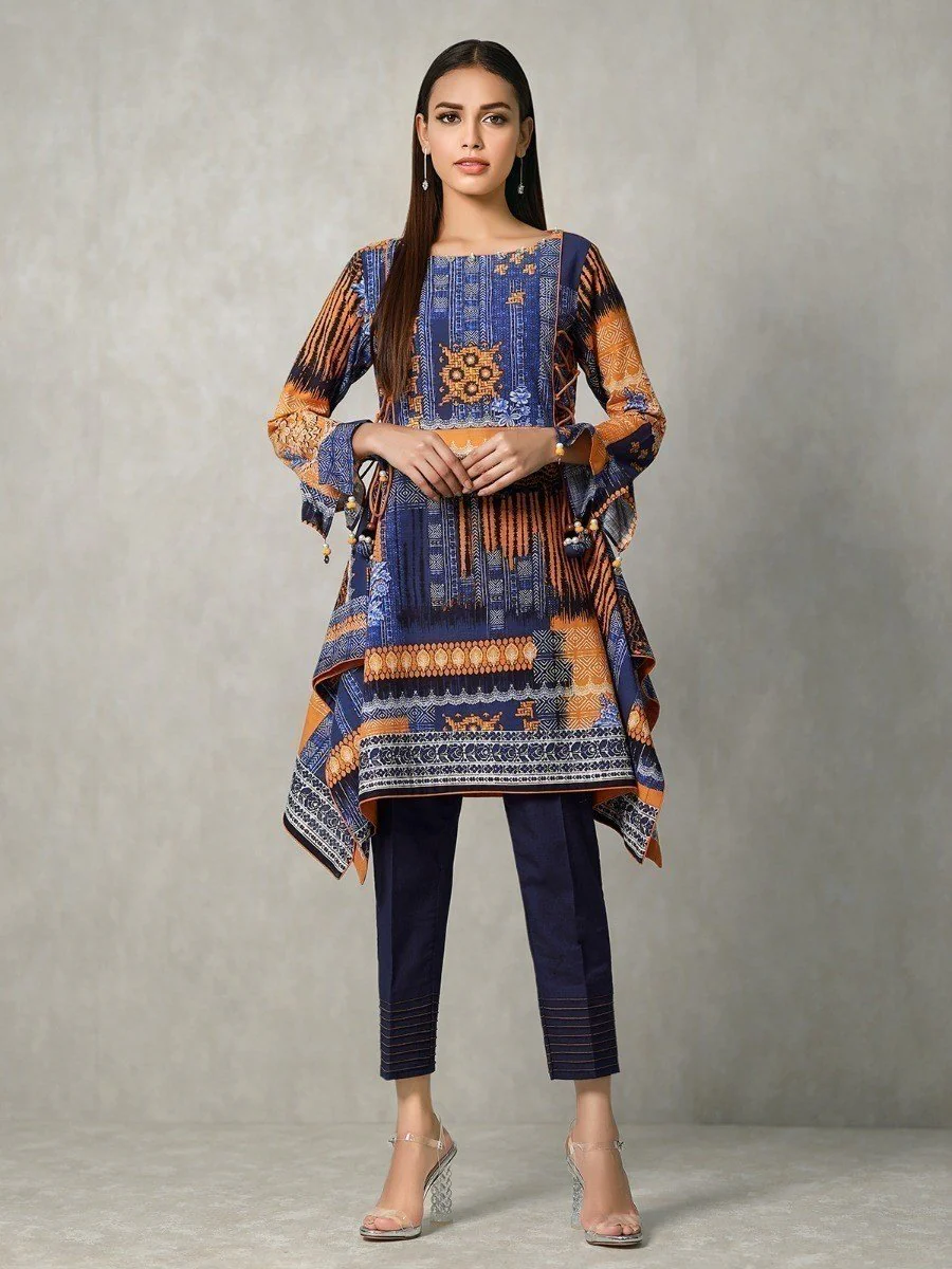 Embroidered Khaddar Shirt - EWU20W12-20193