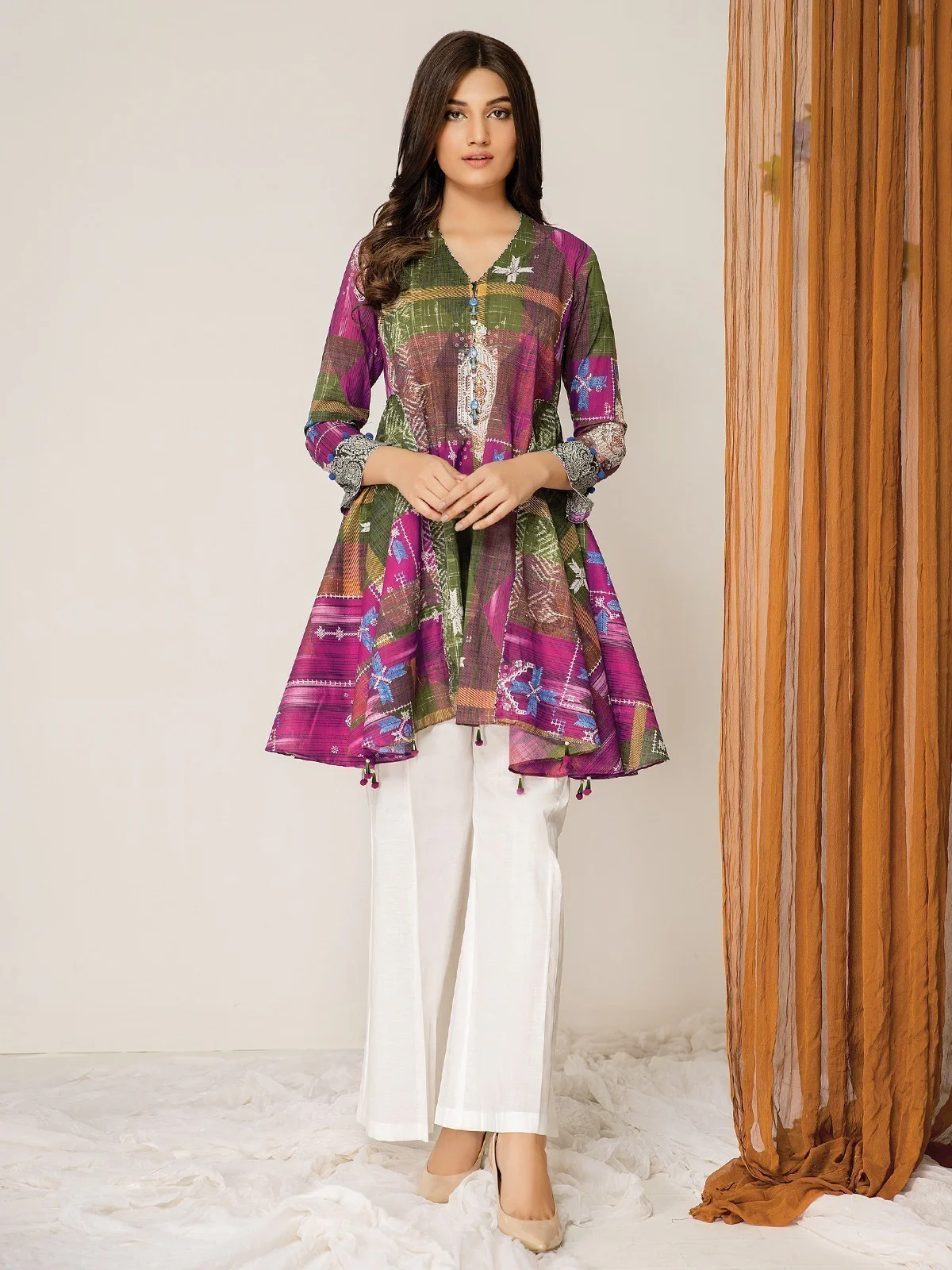 Printed Lawn Shirt - EWU21A1-20613