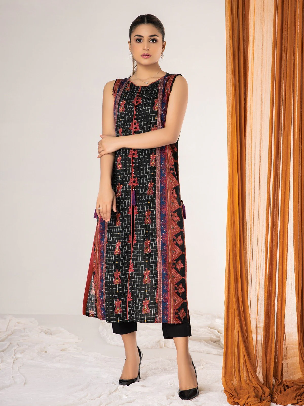 Printed Lawn Shirt - EWU21A1-20666