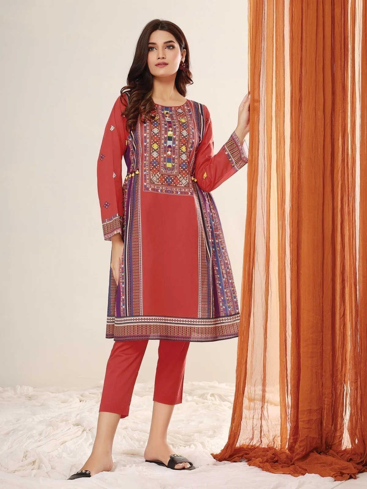 Printed Lawn Shirt Trouser - EWU21A1-20760