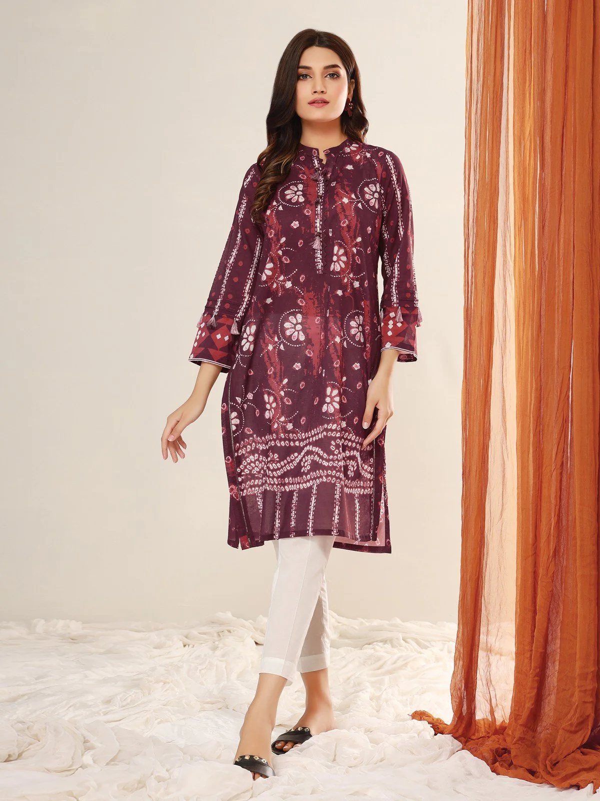 Printed Lawn Shirt - EWU21A1-20763