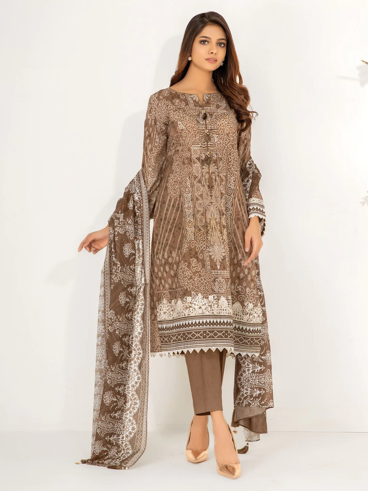 Embroidered Lawn Suit - EWU21V2-20412