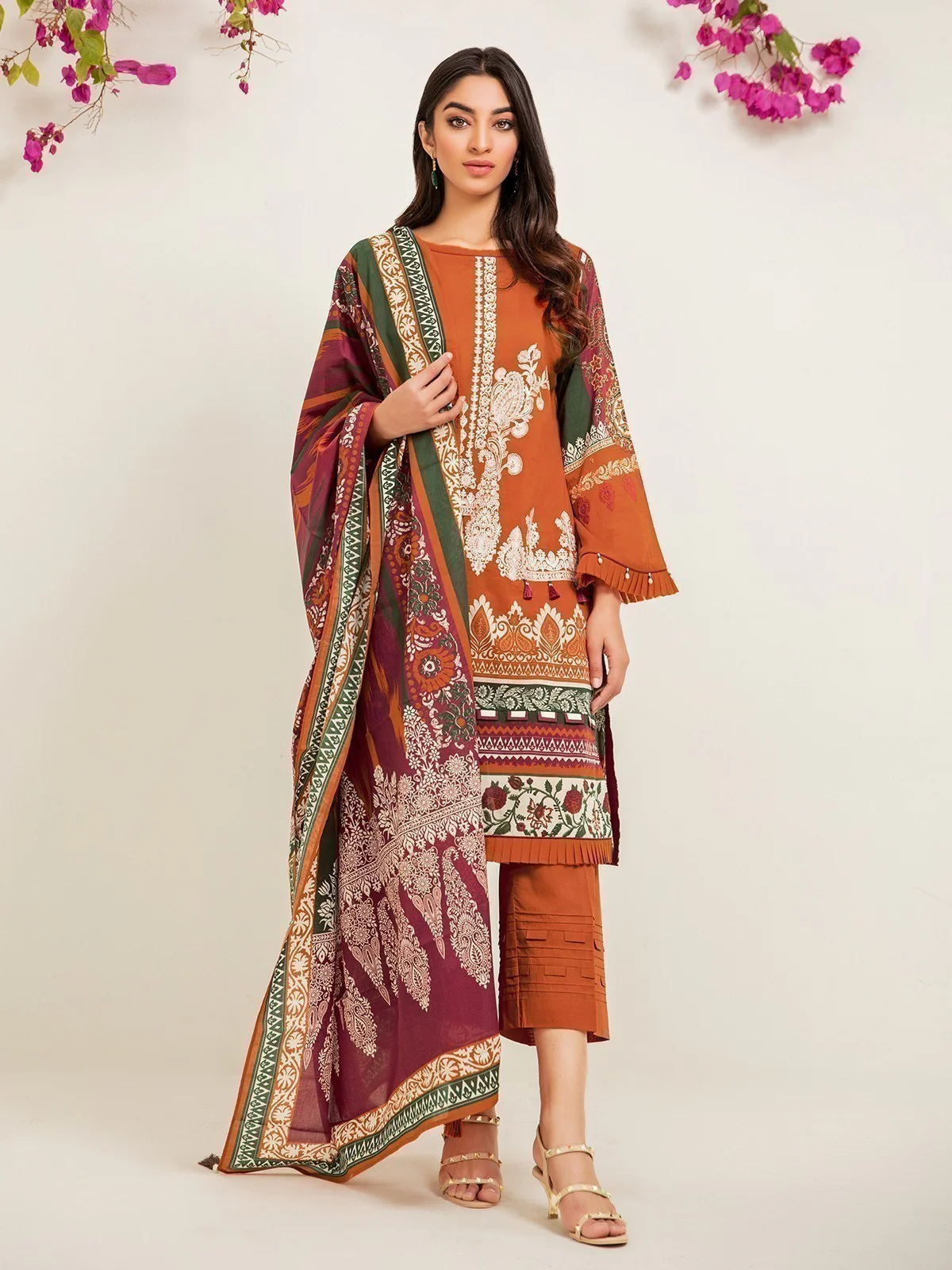 Embroidered Lawn Suit - EWU21V2-20416
