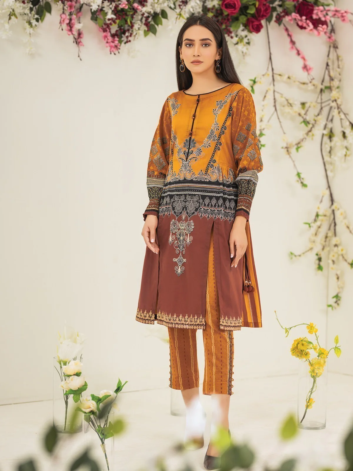 Embroidered Lawn Shirt Trouser - EWU21V2-20495
