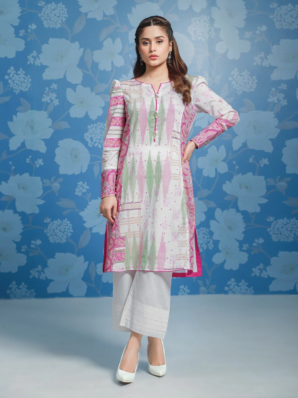 Printed Lawn Shirt Trouser - EWU22A1-20746