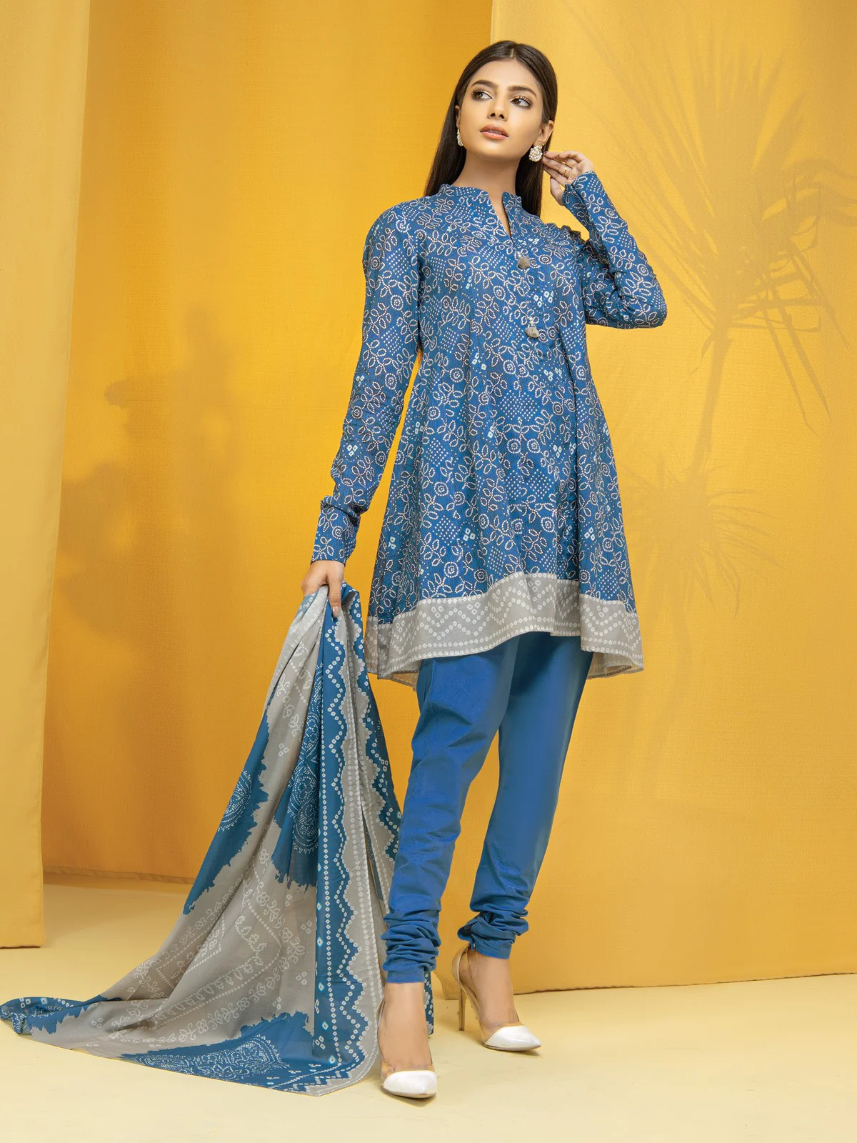 Printed Lawn Suit - EWU22A1-23192