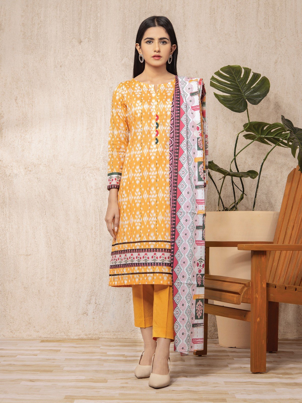 Printed Lawn Shirt Trouser - EWU22A1-23200ST