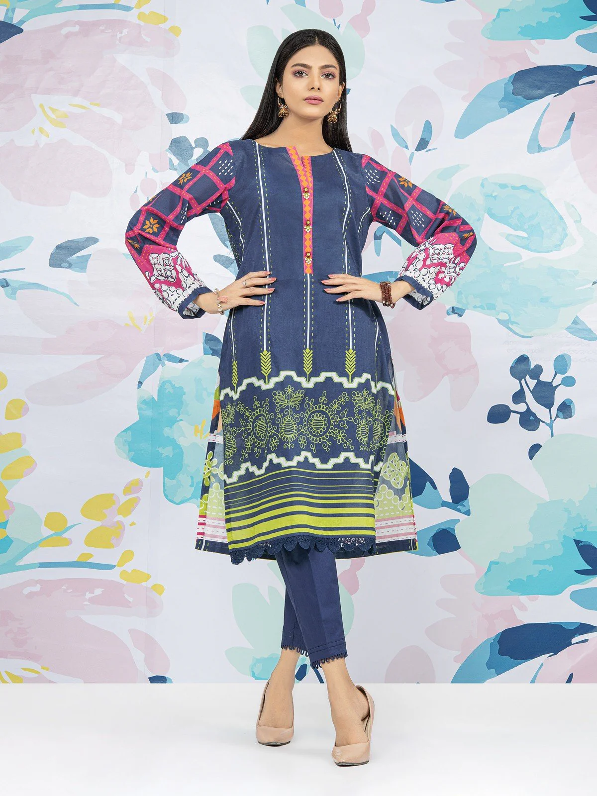 Printed Lawn Shirt Trouser - EWU22A1-23325