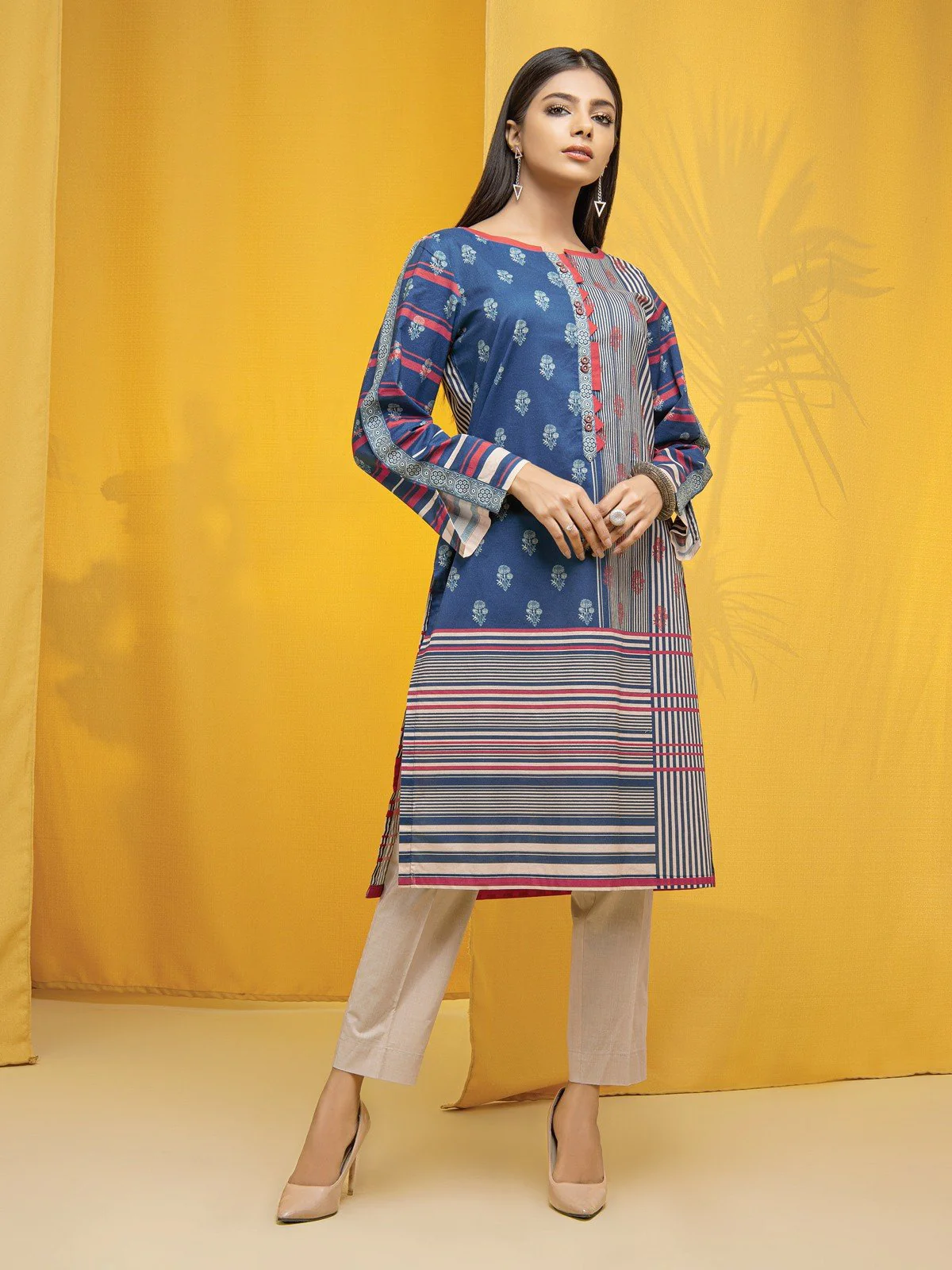 Printed Lawn Shirt Trouser - EWU22A1-23338