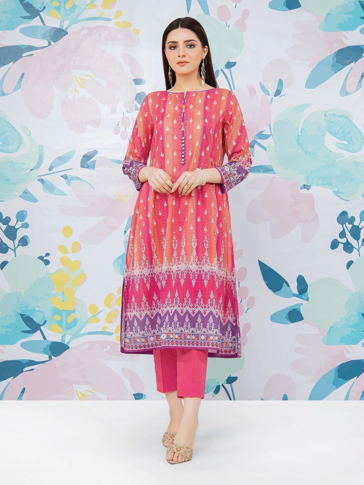 Printed Lawn Shirt Trouser - EWU22A1-23343