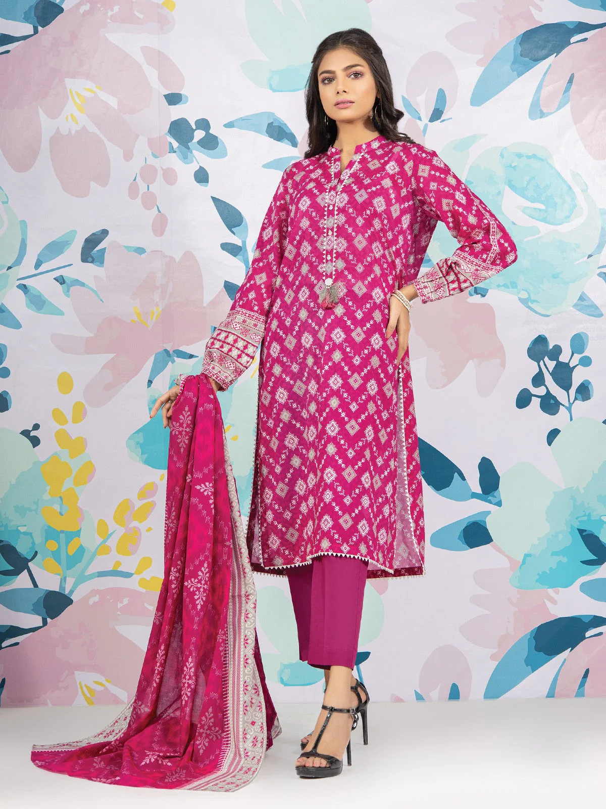 Printed Lawn Shirt - EWU22A1-23401S