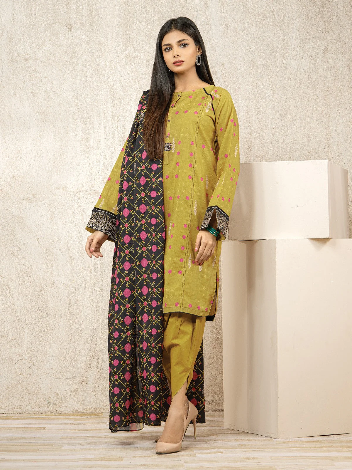 Printed Lawn Shirt Trouser - EWU22A1-23450ST