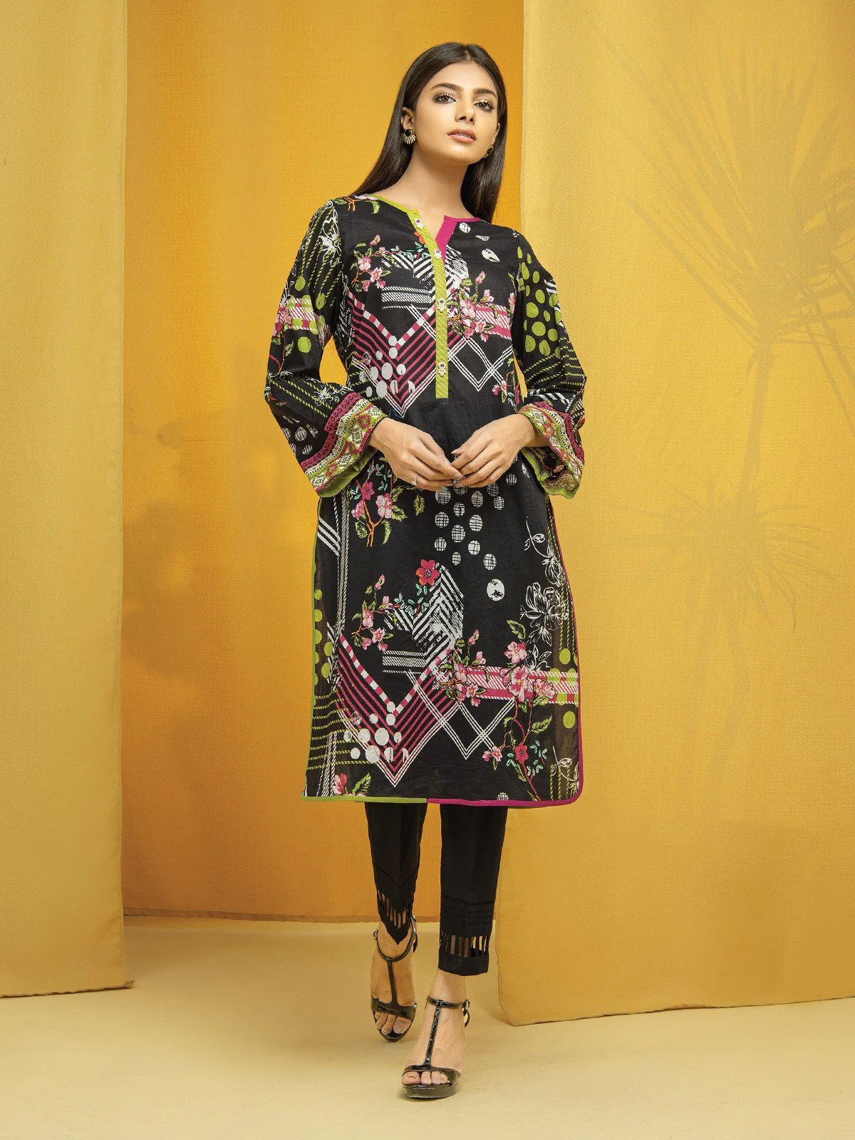 Printed Lawn Shirt Trouser - EWU22A1-23474