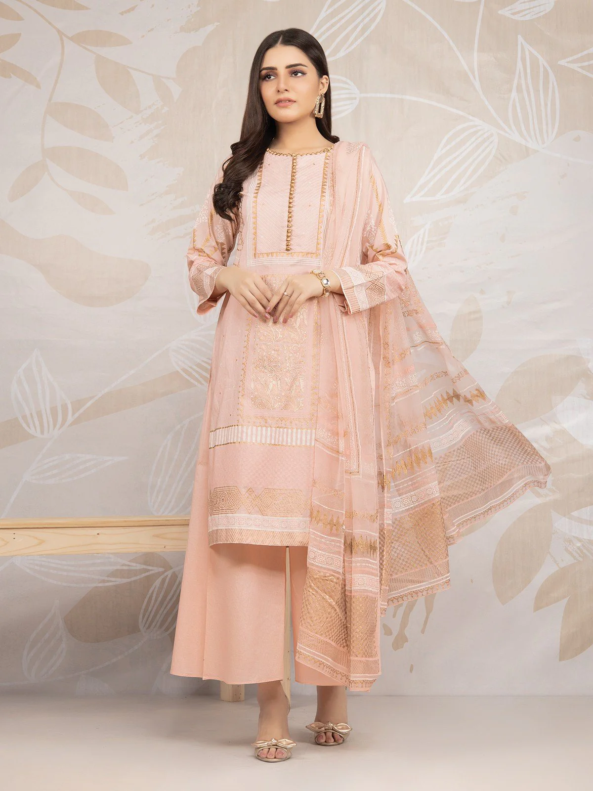 Embroidered Lawn Shirt Trouser - EWU22V1-23590ST
