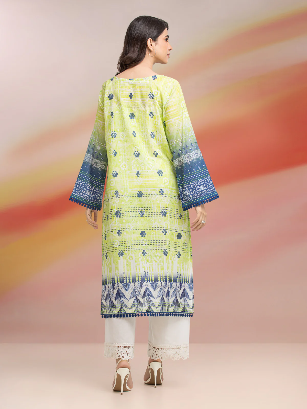 Printed Lawn Shirt - EWU23A1-28000S - Image 4