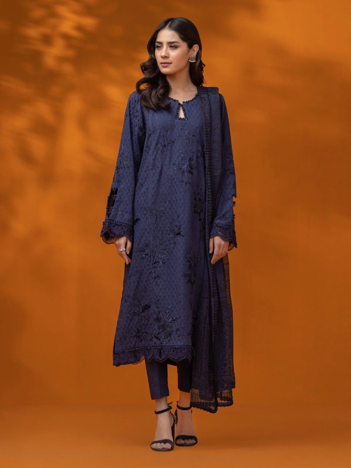 Embroidered Dobby Shirt - EWU23V7-26628S