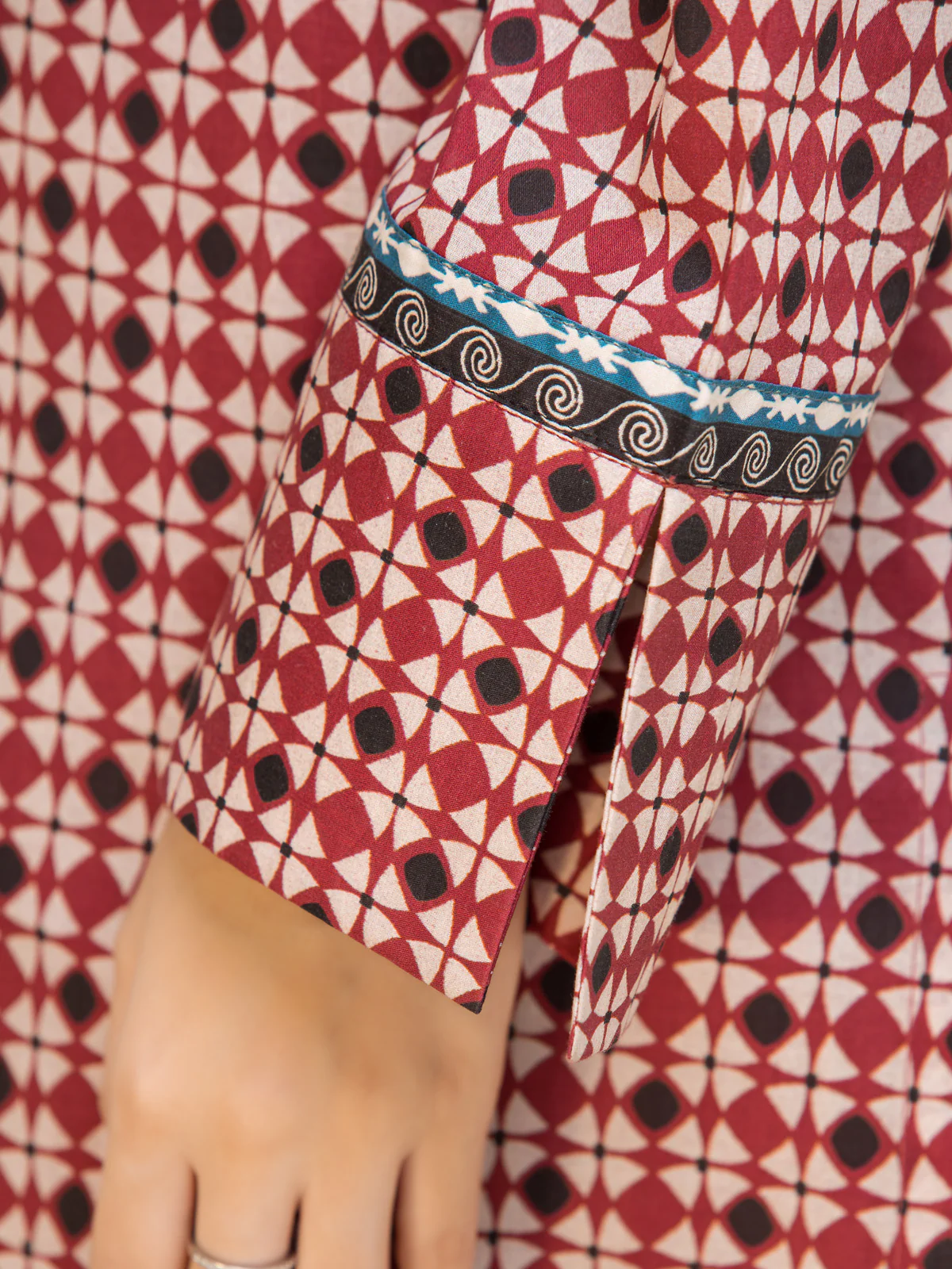 Printed Lawn Suit - EWU24A1-26426-3P - Image 6