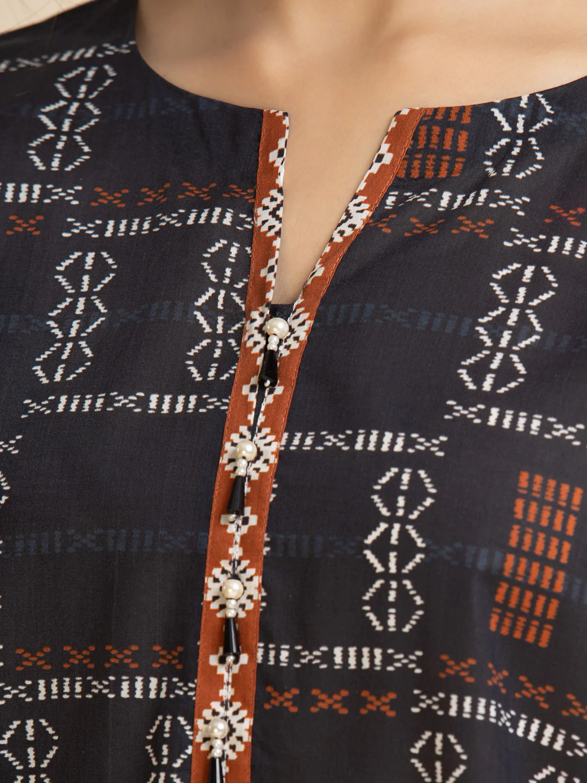 Printed Lawn Suit - EWU24A1-26447-3P - Image 2
