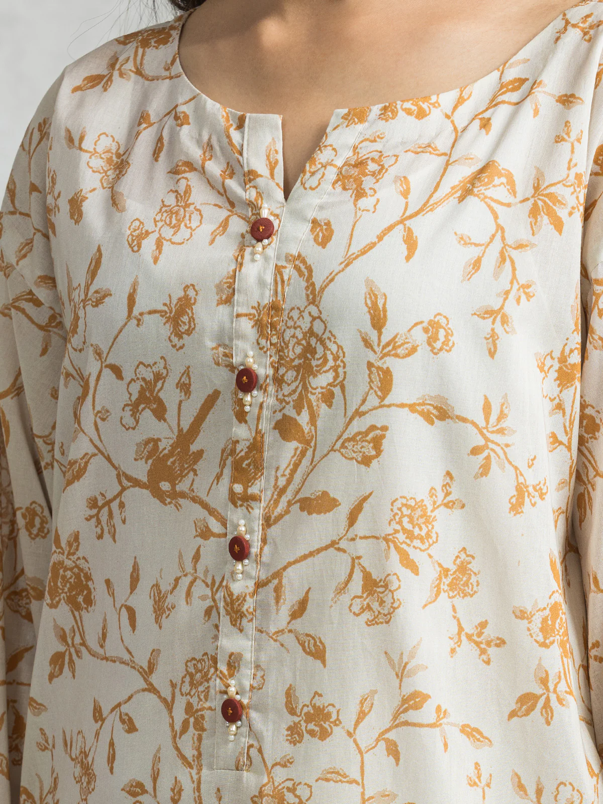 Printed Lawn Suit - EWU24A1-28061-3P - Image 3