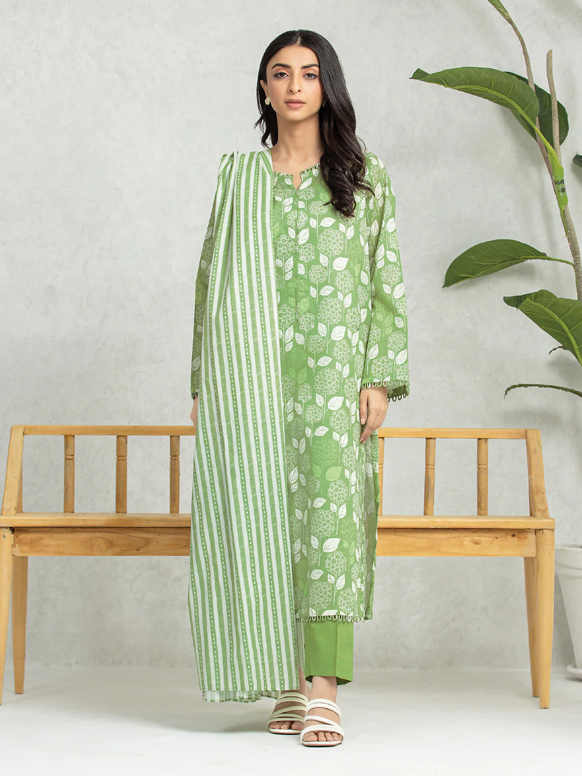 Printed Lawn Suit - EWU24A1-28203-3P
