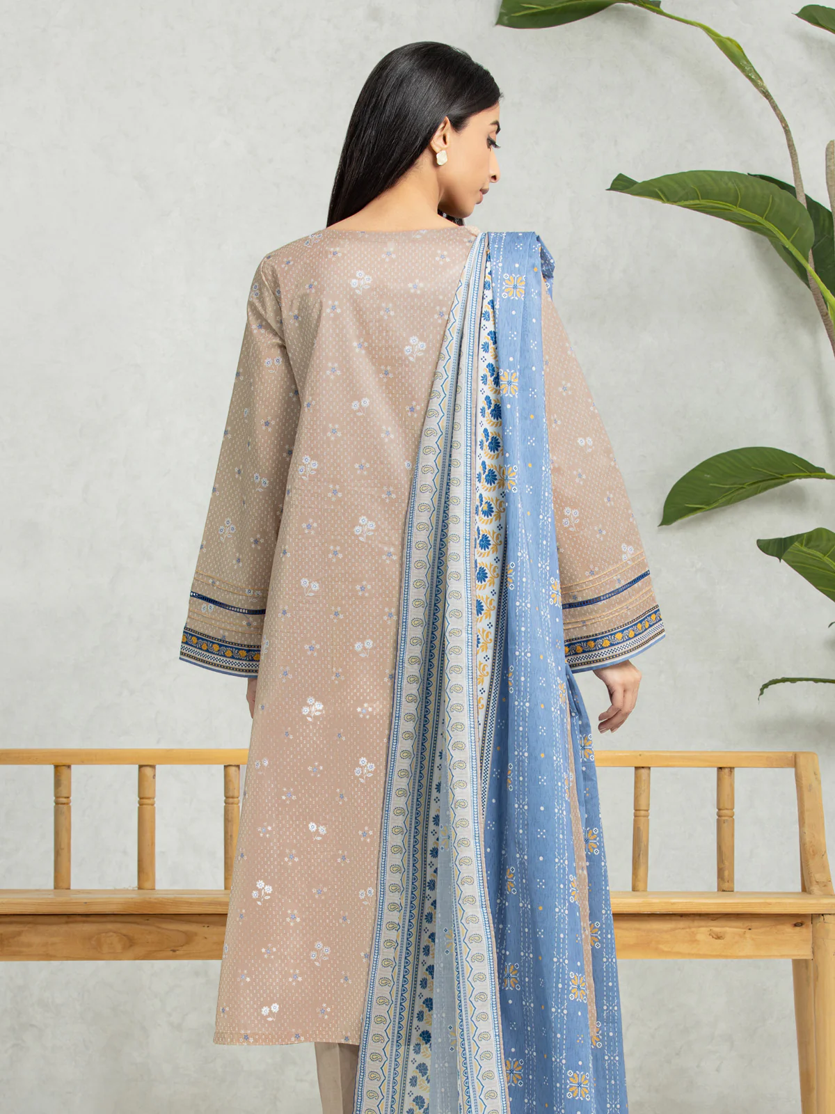 Printed Lawn Suit - EWU24A1-28219-3P - Image 4