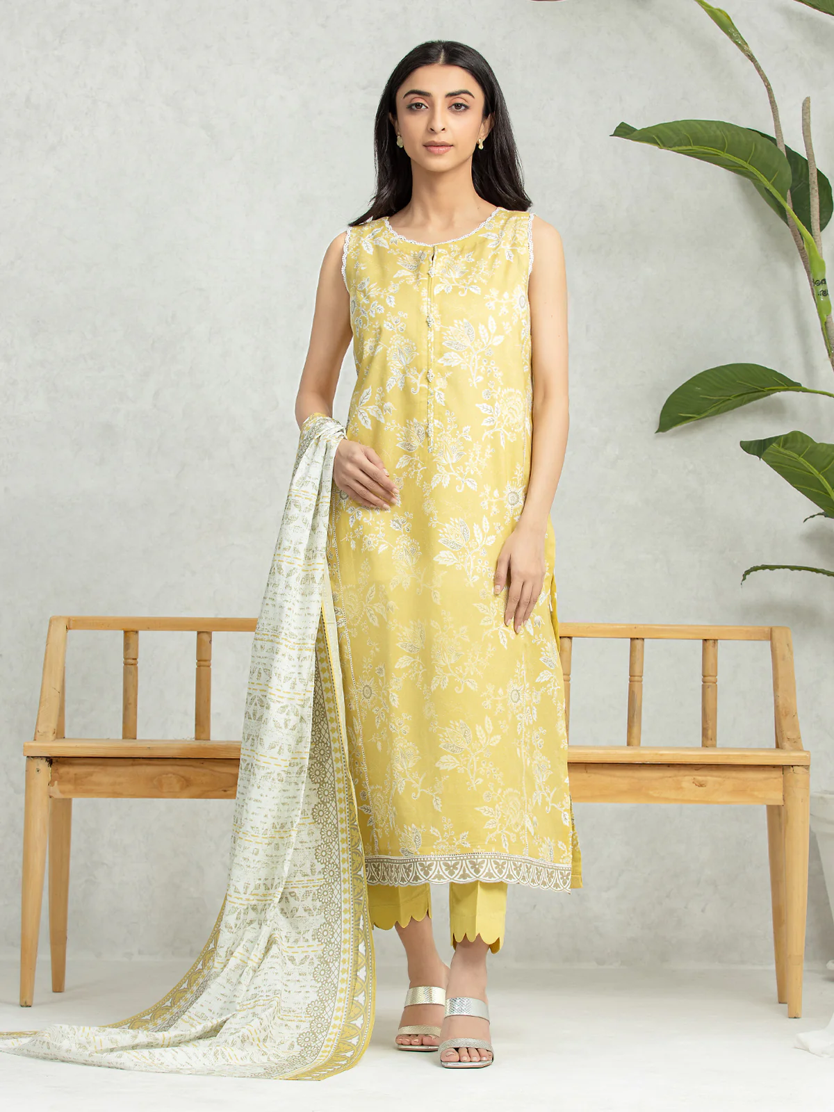 Printed Lawn Suit - EWU24A1-28380-3P