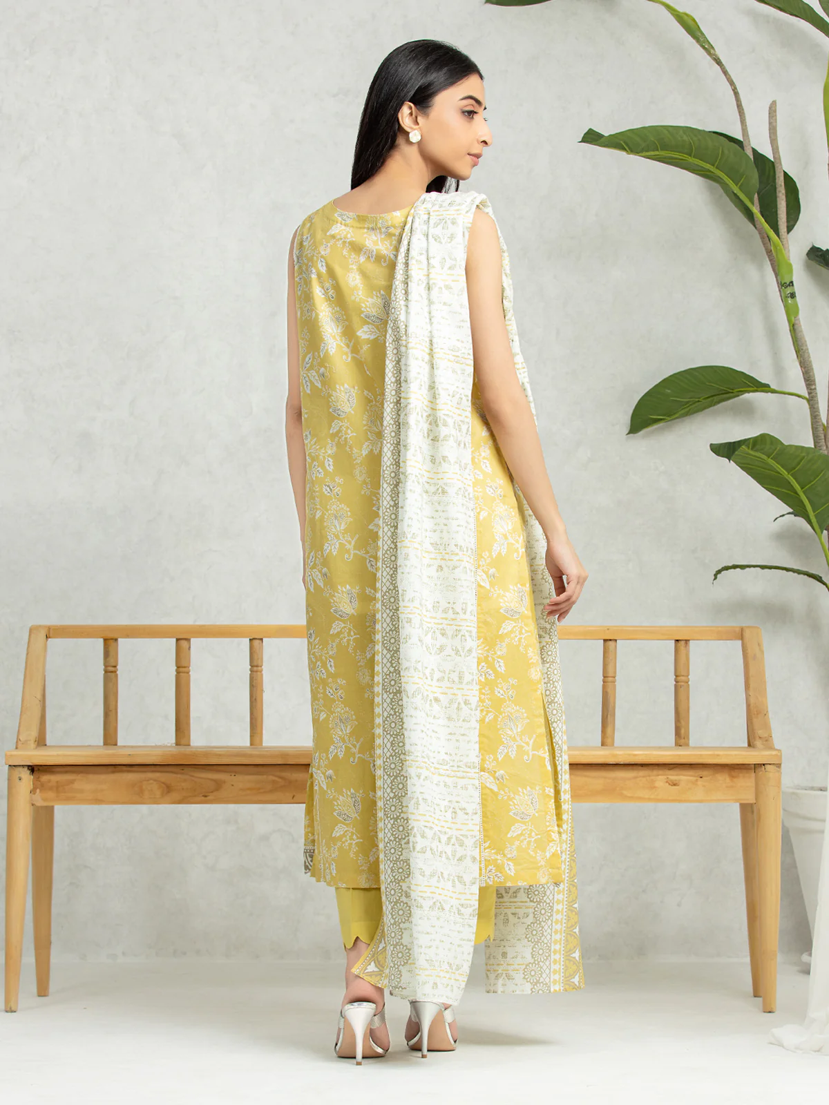 Printed Lawn Suit - EWU24A1-28380-3P - Image 3