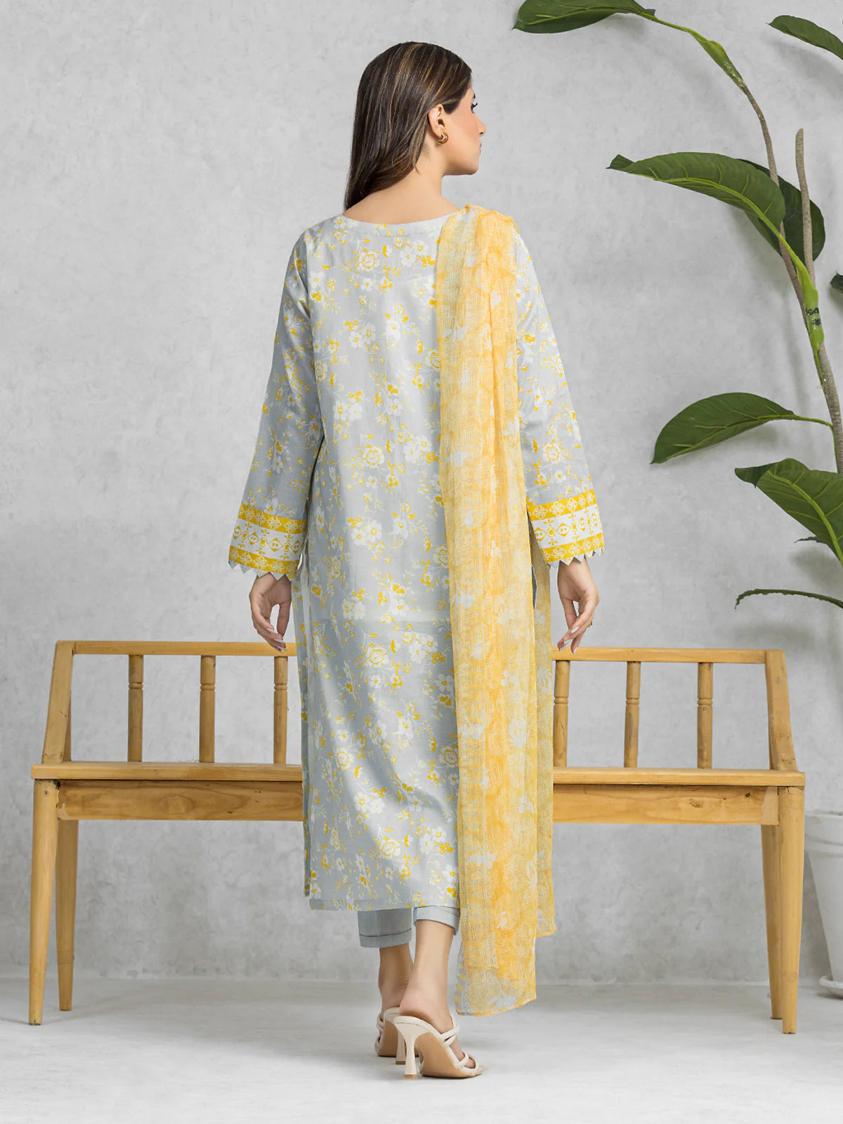 Printed Lawn Suit - EWU24A1-28382-3P - Image 6