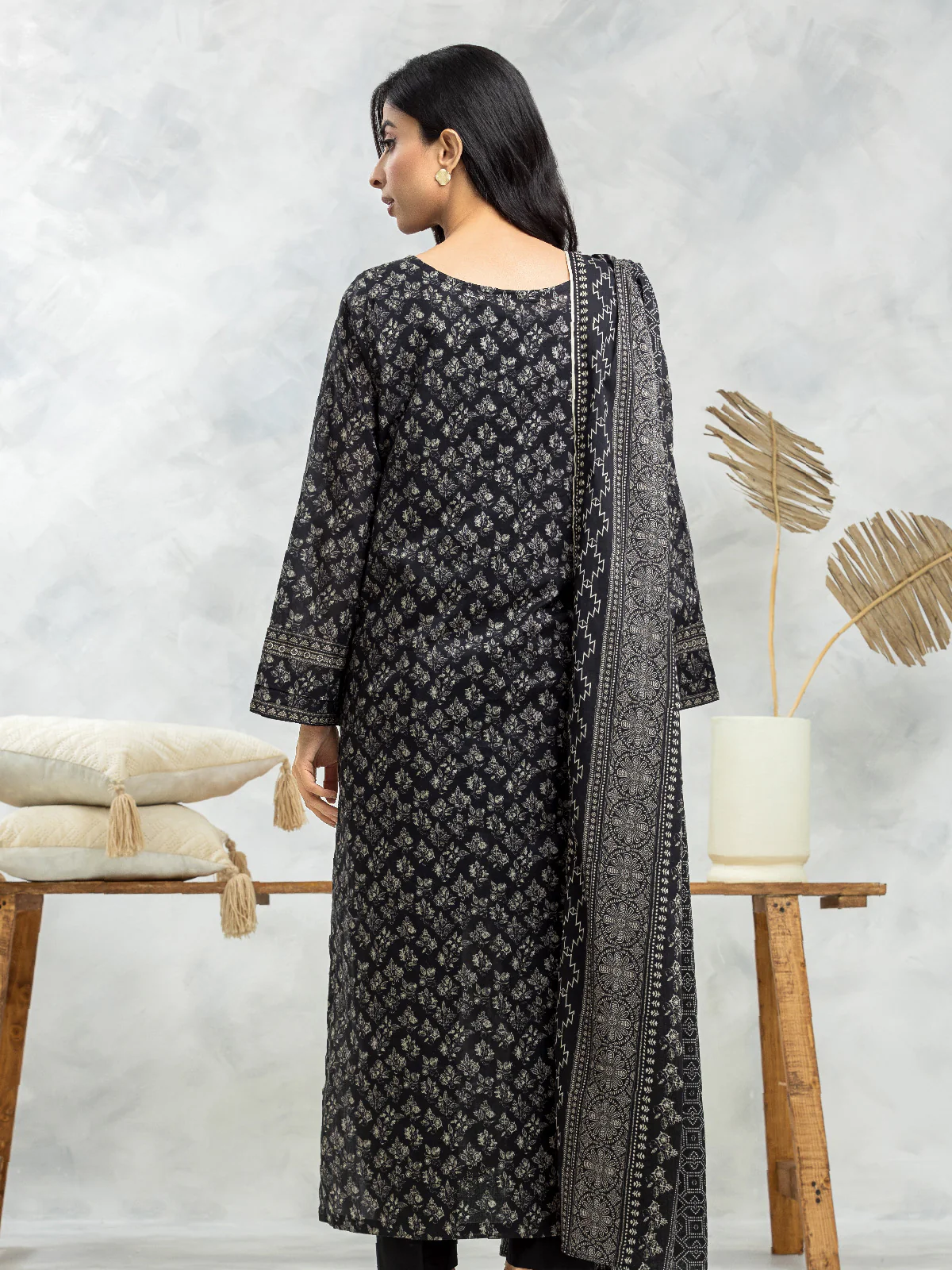 Printed Lawn Suit - EWU24A1-28414-3P - Image 2