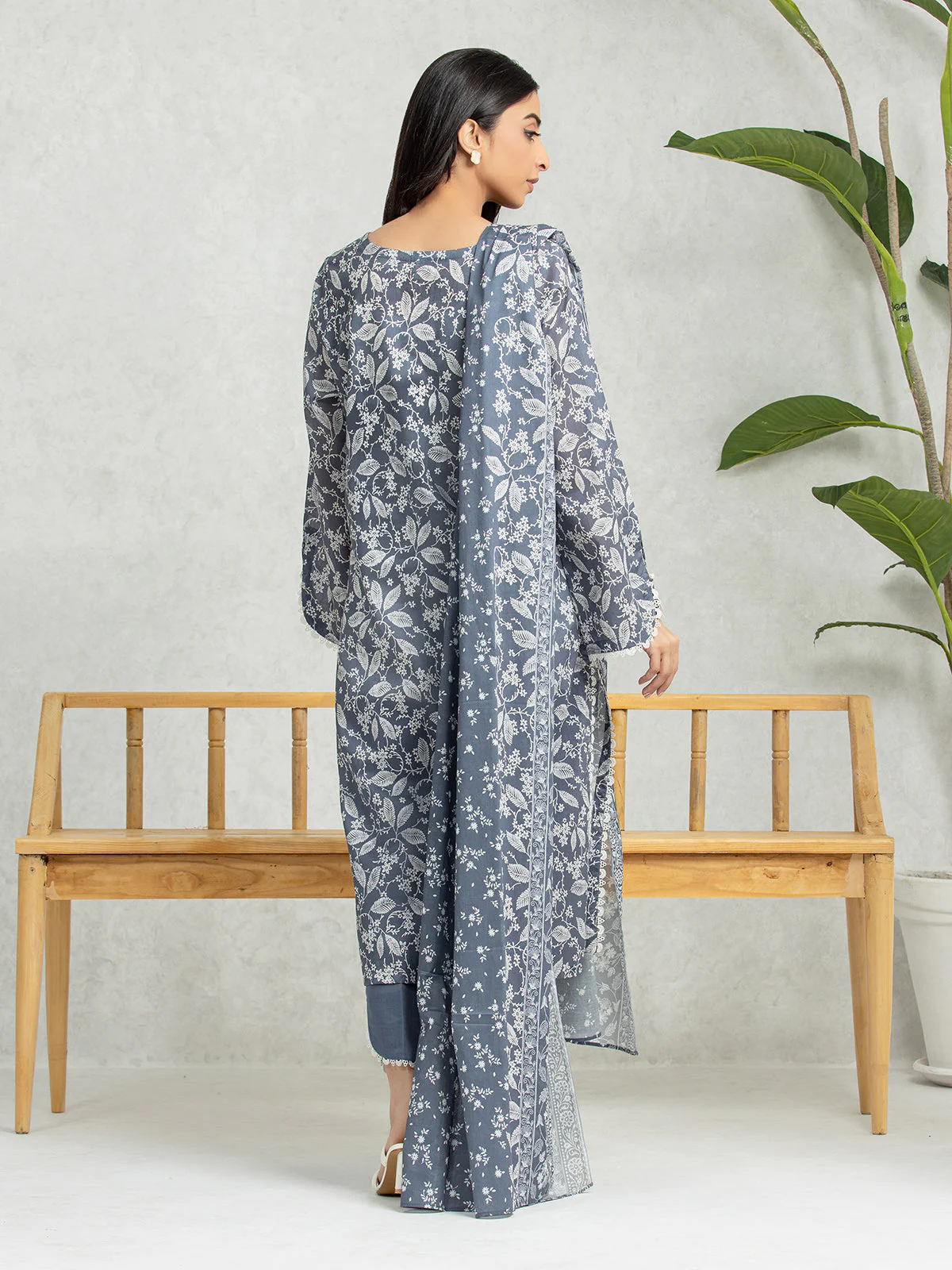 Printed Lawn Suit - EWU24A1-28501-3P - Image 2