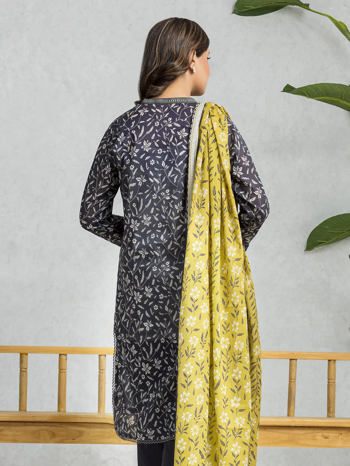 Printed Lawn Suit - EWU24A1-28566-3P - Image 2