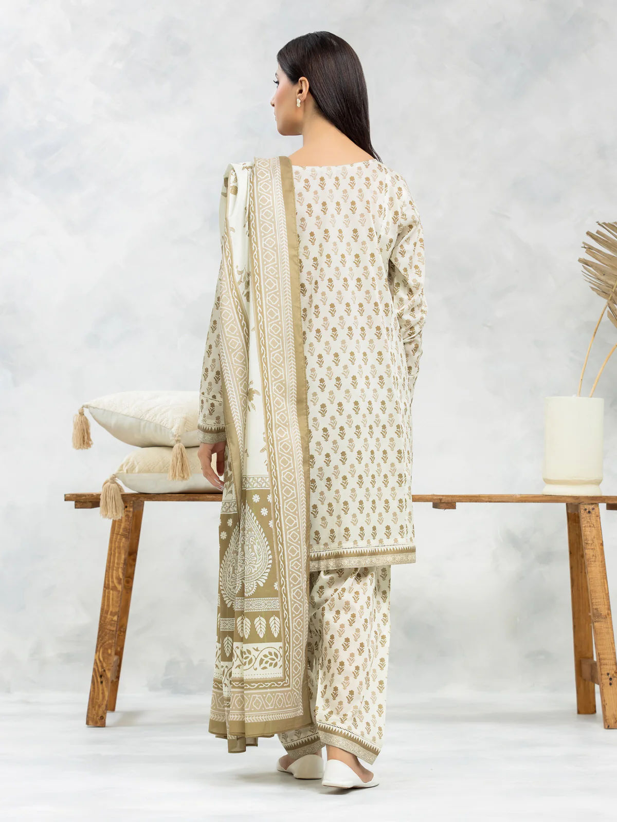 Printed Lawn Suit - EWU24A1-28572-3P - Image 4