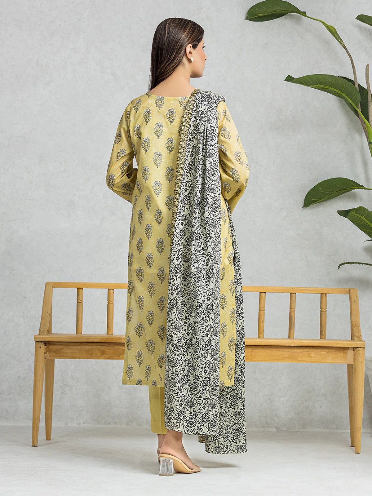 Printed Lawn Suit - EWU24A1-28580-3P - Image 6