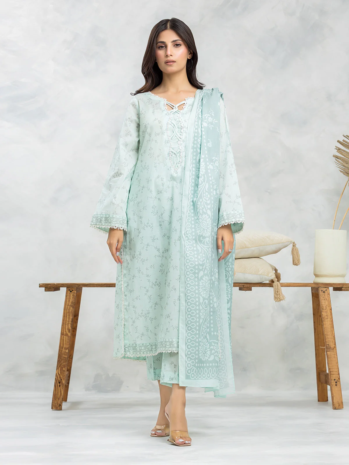 Printed Lawn Suit - EWU24A1-29002-3P