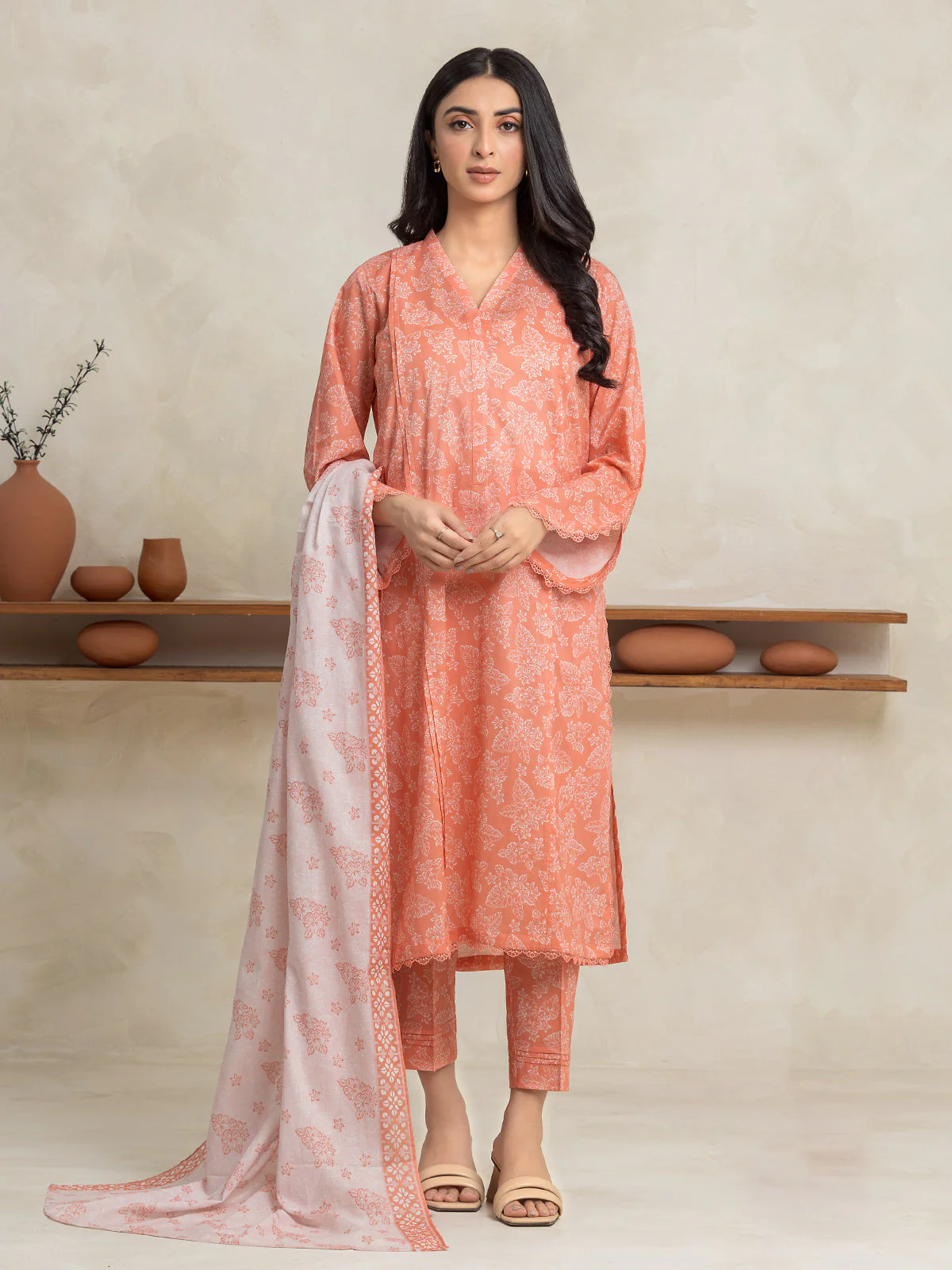 Printed Lawn Suit - EWU24A1-29017-3P