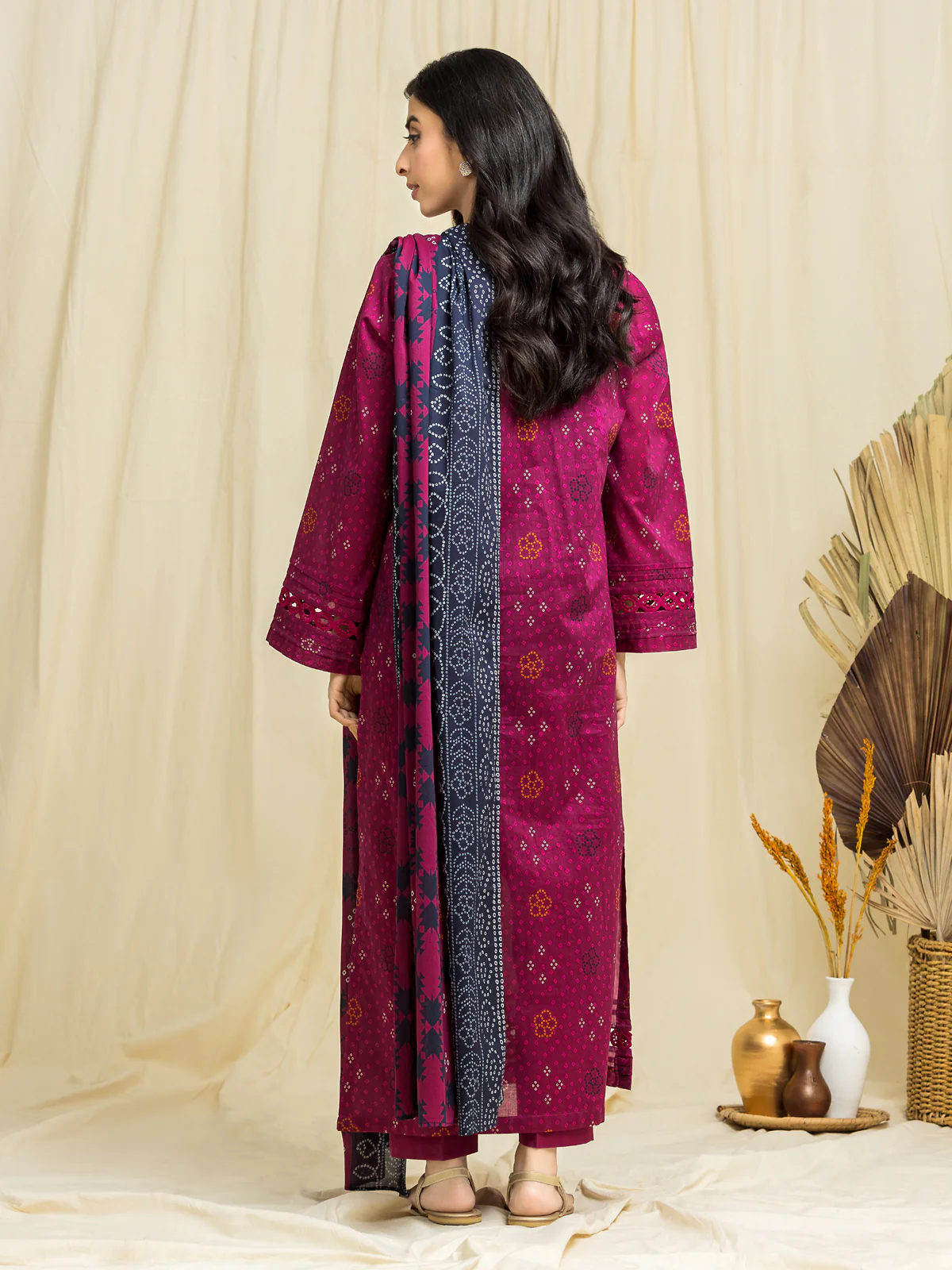 Printed Lawn Suit - EWU24A1-29064-3P - Image 2