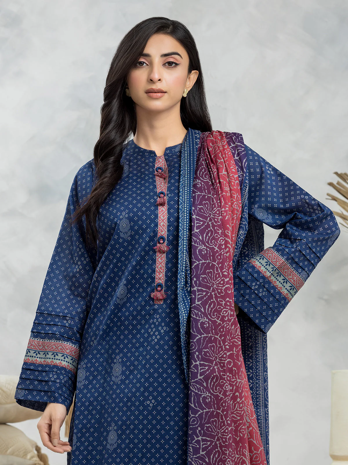 Printed Lawn Suit - EWU24A1-29080-3P - Image 2