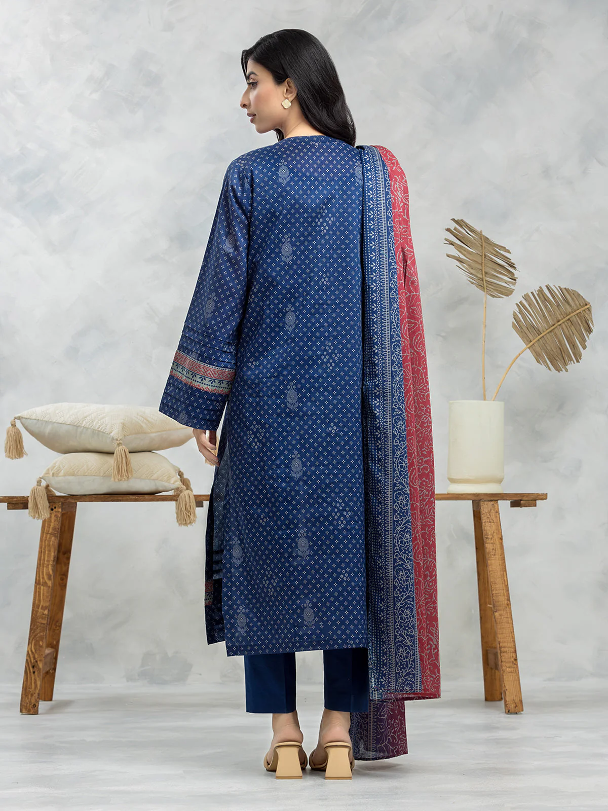 Printed Lawn Suit - EWU24A1-29080-3P - Image 6