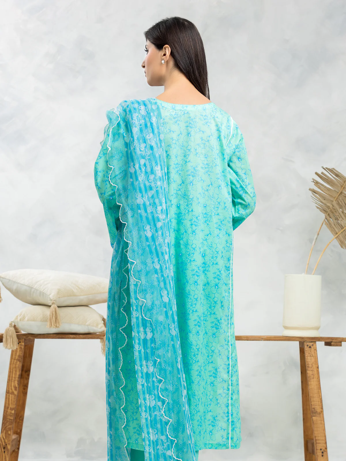 Printed Lawn Suit - EWU24A1-29082-3P - Image 4