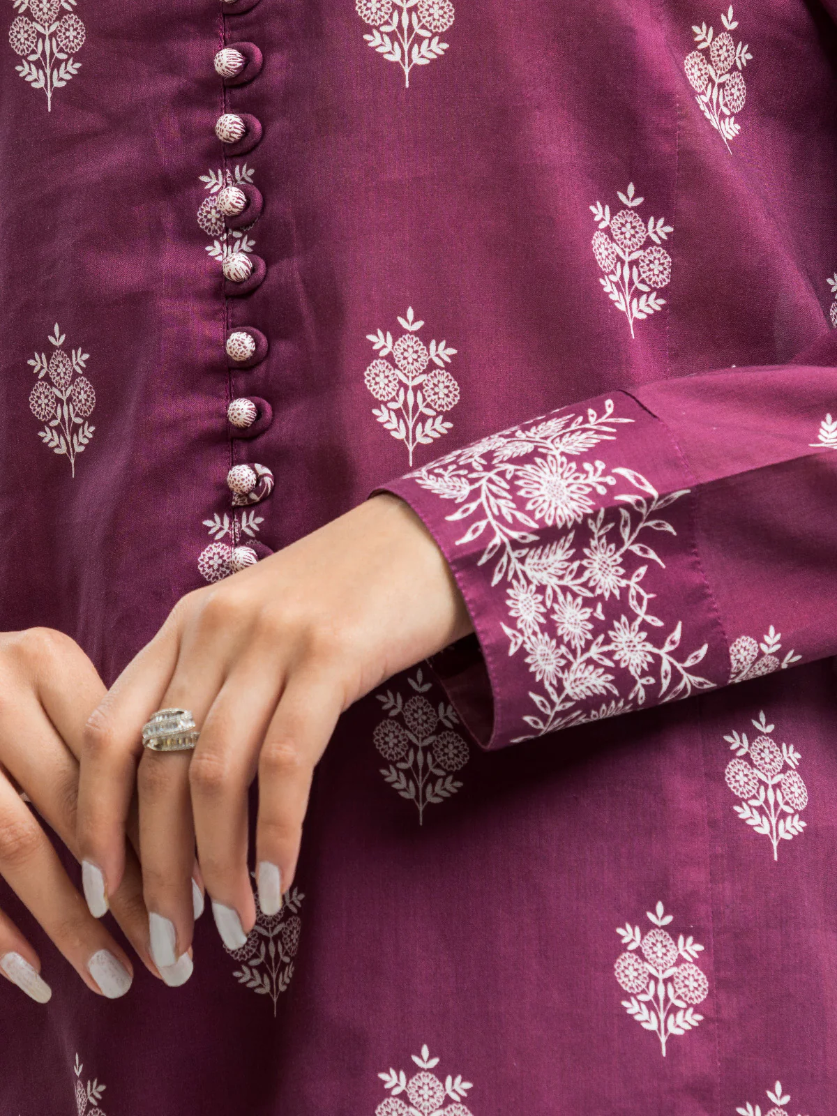 Printed Lawn Suit - EWU24A1-29090-3P - Image 3